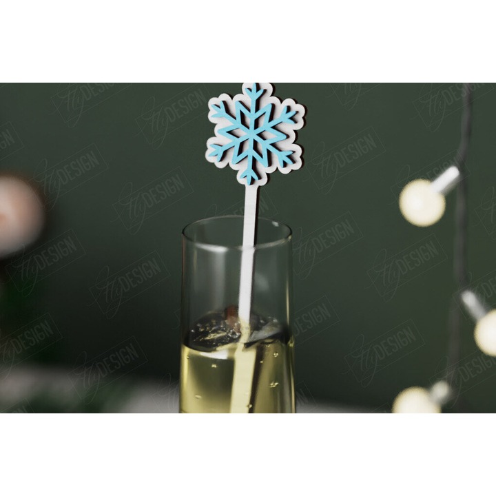 Set de Markadoroi poton, Intrahome, 15x15 cm, din plywood 3mm-4mm, pentru decoratiuni si proiecte DIY