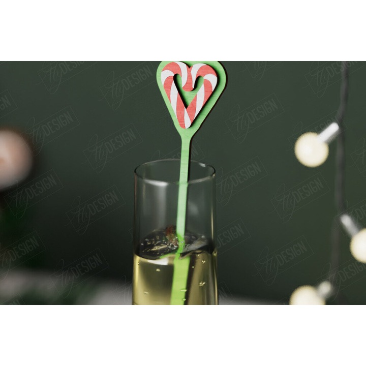 Set de Markadoroi poton, Intrahome, 15x15 cm, din plywood 3mm-4mm, pentru decoratiuni si proiecte DIY