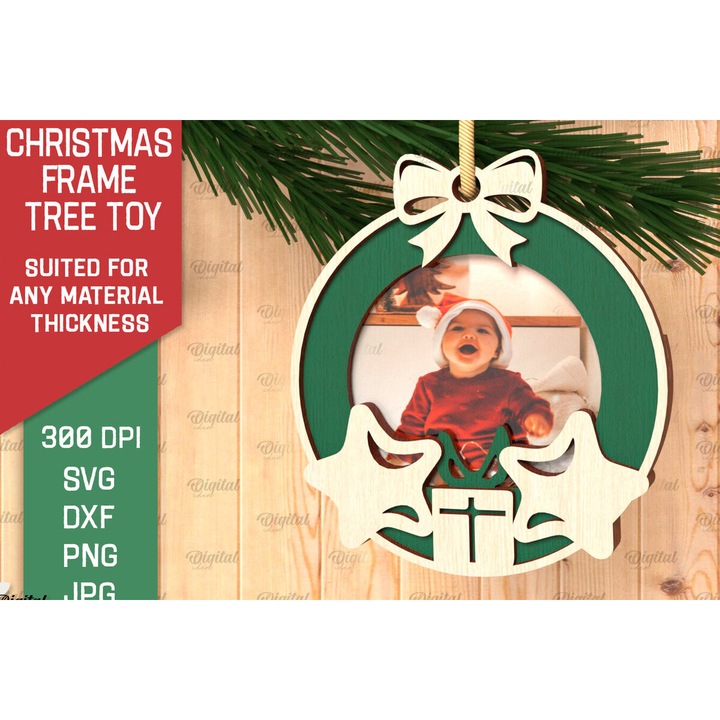 Rame foto clasice, Intrahome, Christougenniatiko Dentro Paichnidiou, 20x30cm, din plywood 3mm-4mm, set