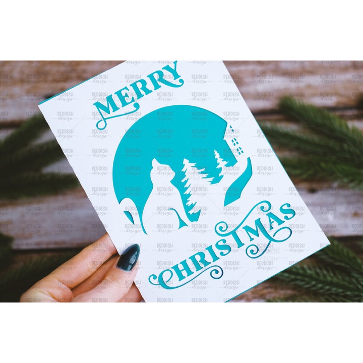 Sablon decorativ perete, Intrahome, protypo eucheterias kartas Christougennon, 15x15 cm, din plywood 3mm-4mm