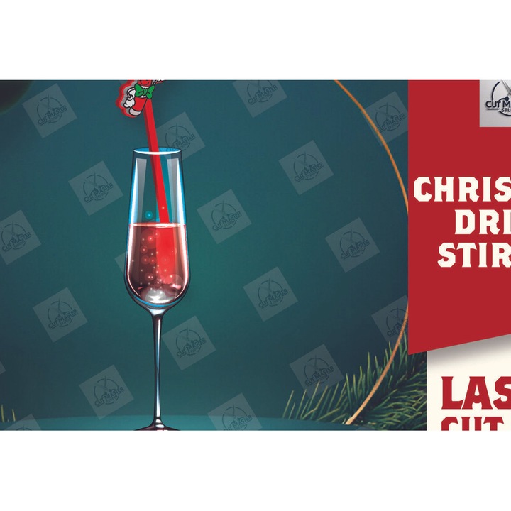 Decoratiune de Craciun din lemn cu laser, Intrahome, 15x15 cm, set pentru decorare si proiecte DIY