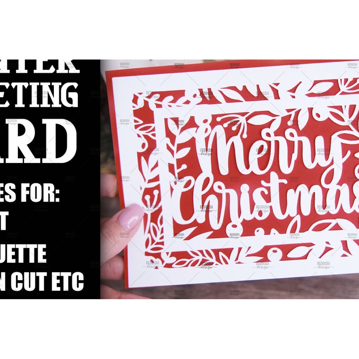 Felicitare de Craciun din lemn, Intrahome, 15x15 cm, 3mm-4mm, pentru decoratiuni si proiecte DIY