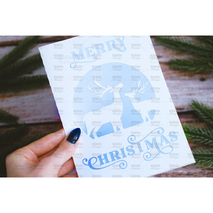 Sablon decorativ perete, Intrahome, Prototip eucheterias kartas Christougennon, 15x15 cm, din plywood 3mm-4mm