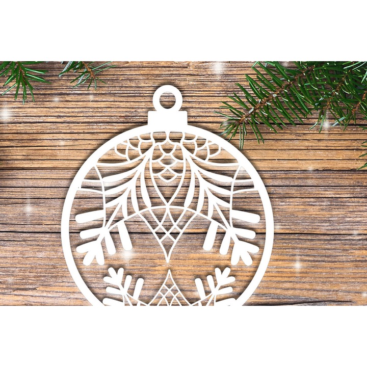Tocator de bucatarie, Intrahome, Kopes Christougenniatikou Stolidi V2, 8x8 cm, din plywood 3mm-4mm, pentru decoratiuni si proiecte DIY