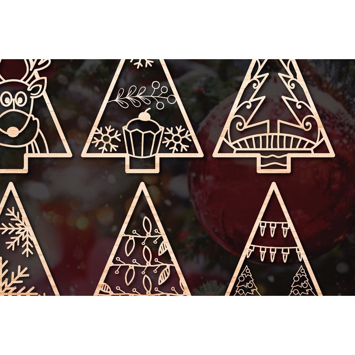 Set de artizanat, Intrahome, plywood 3mm-4mm, 25x25cm, pentru orice tehnica manuala