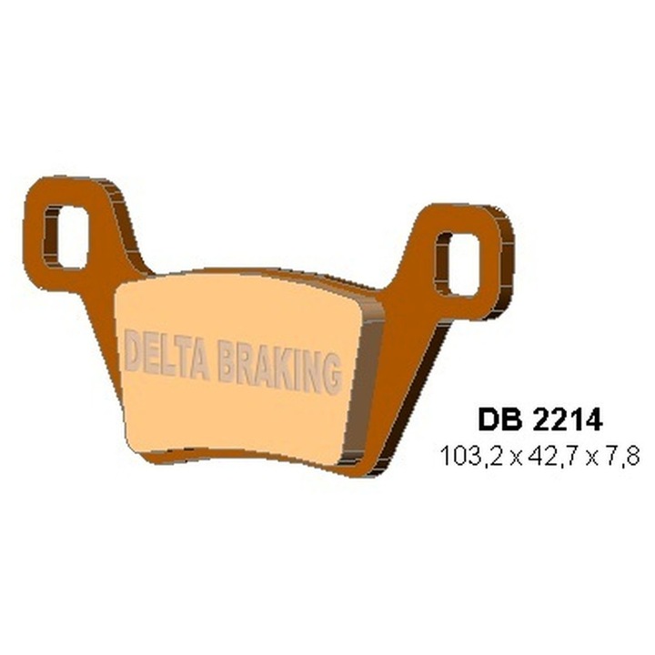 Fékbetétek DELTA BRAKING KYMCO MXU 500 '09-'14, MXU 550 '10-'21, MXU/UXV 700 '13-'21
