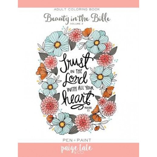 Beauty in the Bible, Volume 2: Adult Coloring Book, Paige Tate (Author)