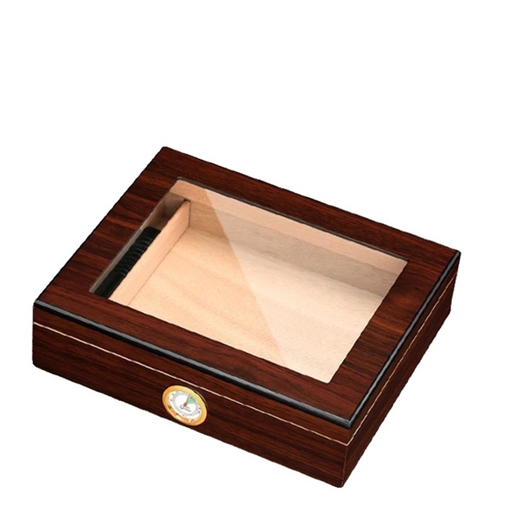 Humidor pentru tigari, design portabil, include umidificator, 240x215x66mm, capacitate 15-20 tigari
