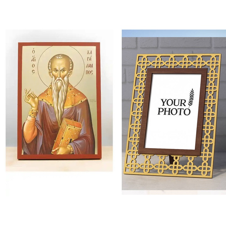 Icoana Ortodoxa, Intrahome, Staurous, 8 culori, 15x11cm