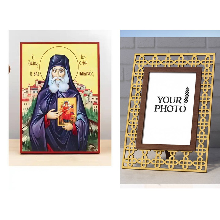 Icoana Ortodoxa, Intrahome, Staurous, 8 culori, 50x40 cm