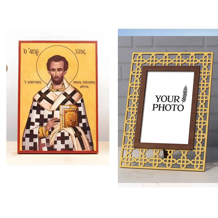 Icoana Ortodoxa, Intrahome, Staurous, 8 culori, 50x40 cm