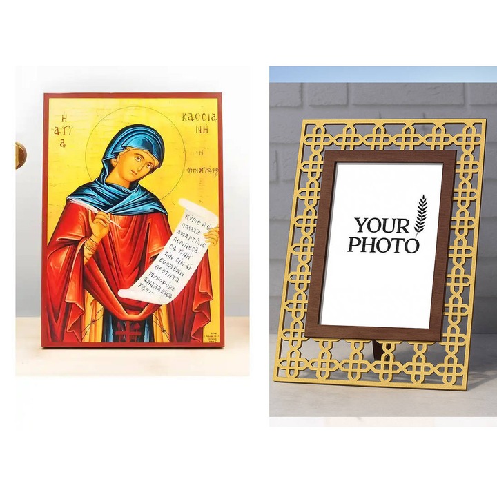 Icoana Ortodoxa, Intrahome, Staurous, 8 culori, 15x11 cm