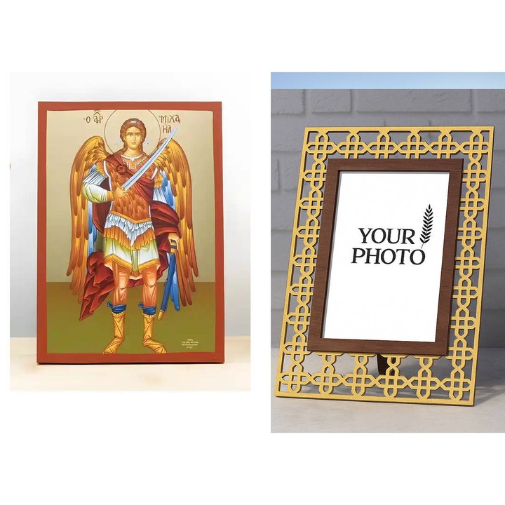 Icoana Ortodoxa, Intrahome, Staurous, 8 culori, 26x20 cm