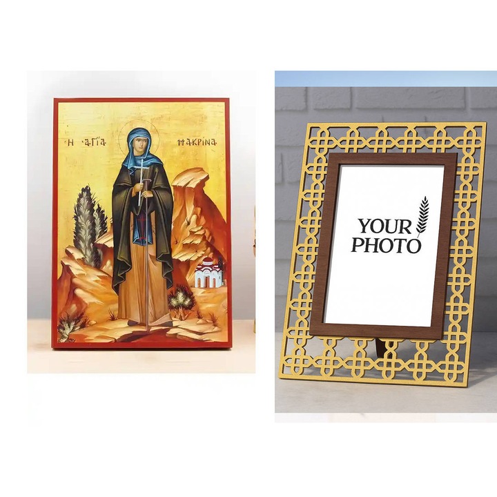 Icoana Ortodoxa, Intrahome, Staurous, 8 culori, 50x40 cm