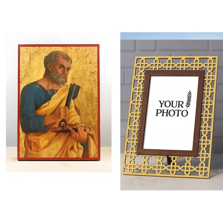 Icoana Ortodoxa, Intrahome, Staurous, 8 culori, 50x40 cm