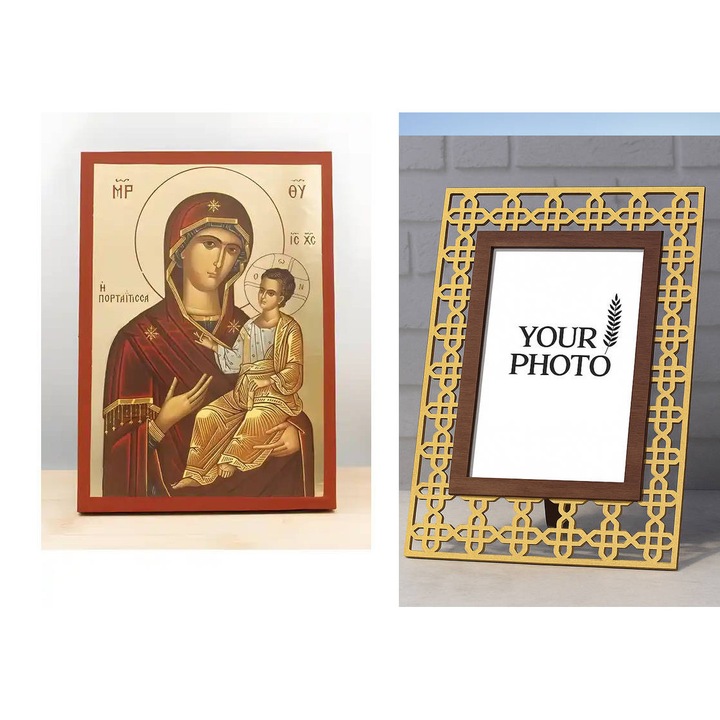 Icoana Ortodoxa, Intrahome, Staurous, 8 culori, 40x30 cm