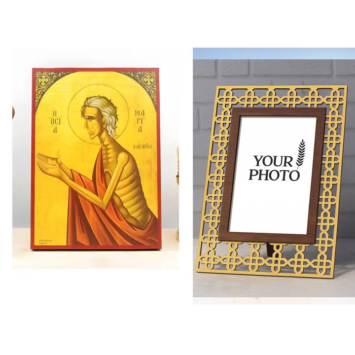 Icoana Ortodoxa, Intrahome, Staurous, 8 culori, 50x40 cm