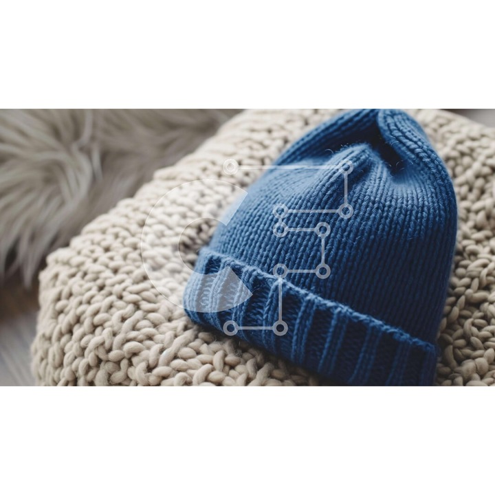 Puzzle din lemn Intrahome, 10x10 cm, 25 piese, design mple plekto phasoli, cutie din lemn wenge