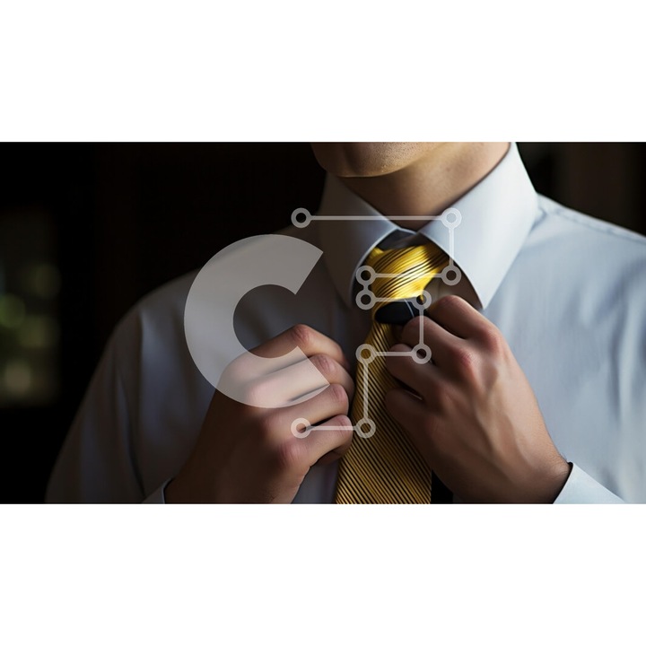 Puzzle din lemn Intrahome, 10x10cm, 25 piese, imagine cu randuri galbene, cutie din lemn wenge