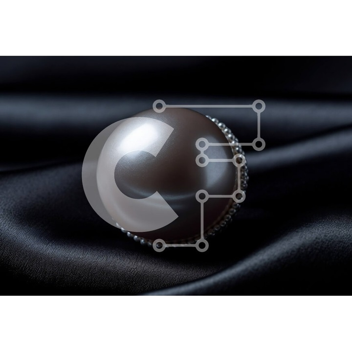 Puzzle din lemn Intrahome, imagine cu un margaritari, 25 piese, 10x10cm, cutie din lemn wenge