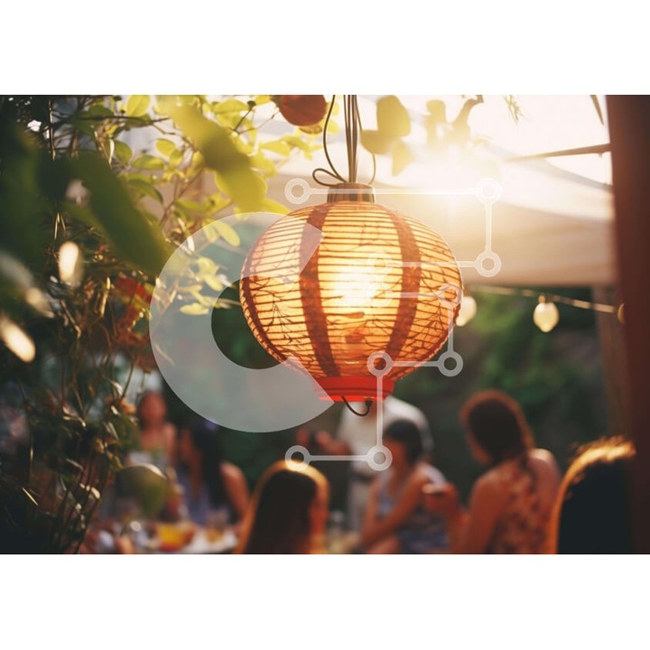 Puzzle din lemn Intrahome - Omul la masa, 10x10cm, 25 piese, cutie din lemn wenge