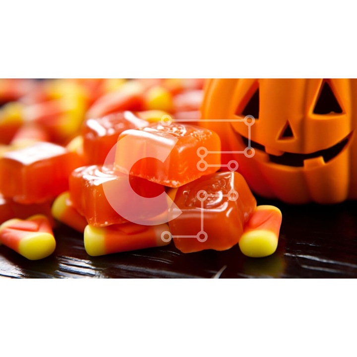 Puzzle din lemn Intrahome, decorare masa Halloween, 25 piese, 10x10cm, cutie din lemn wenge