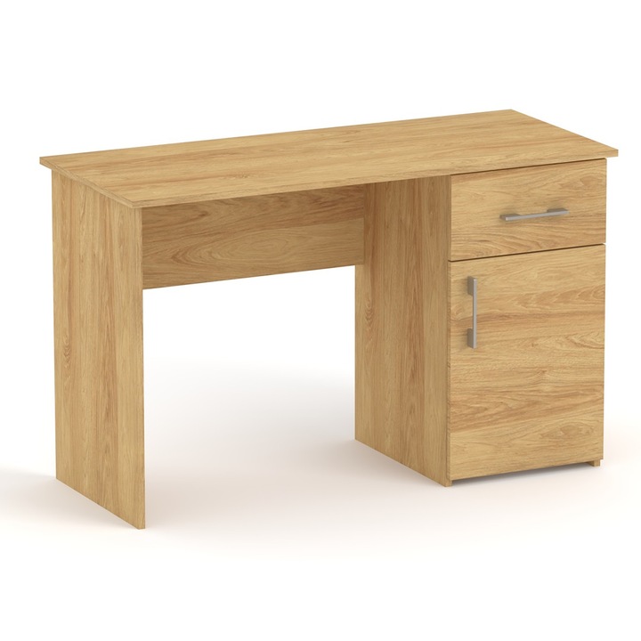 Birou Gindo FRANEK 120cm, 1 sertar, culoare multicolor, 75x120x51cm