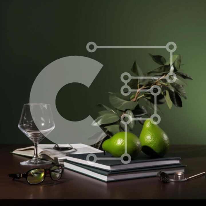 Puzzle din lemn Intrahome, 10x10 cm, 25 piese, imagine cu masa, carti, pahare si frunze verzi, cutie din lemn wenge