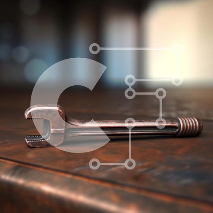 Puzzle Intrahome, 10x10 cm, 25 piese, imagine cu cheie pe masa din lemn, cutie din lemn wenge