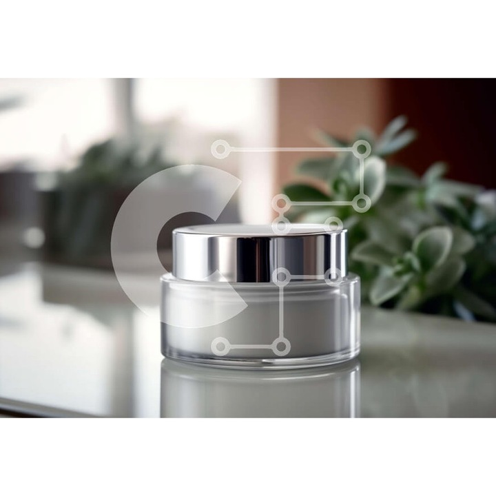 Puzzle din lemn Intrahome, 10x10 cm, 25 piese, baza de sticla transparenta, cutie din lemn wenge