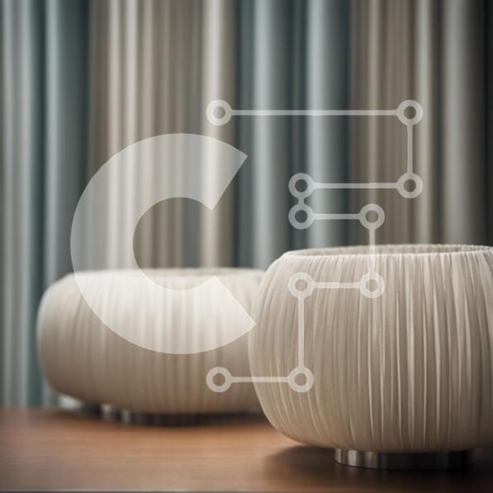 Puzzle din lemn Intrahome, 25 piese, baza alba pe masa din lemn, 10x10 cm, cutie din lemn wenge