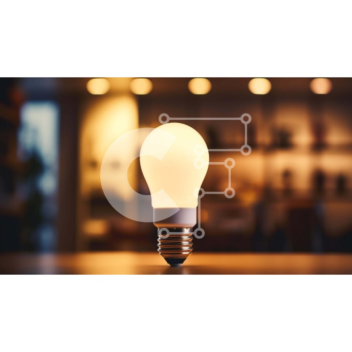 Puzzle din lemn Intrahome, 10x10 cm, 25 piese, lampa pe masa, cutie din lemn wenge