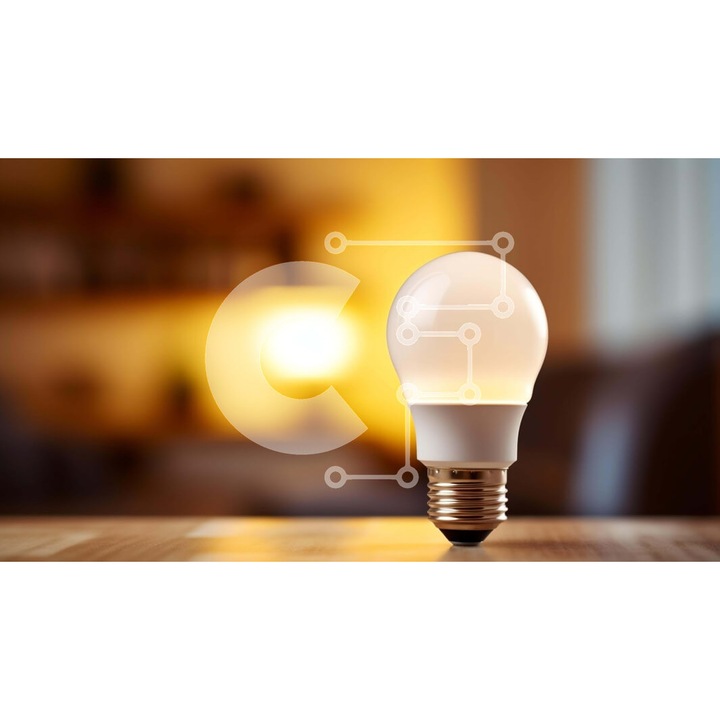 Puzzle din lemn Intrahome, 10x10 cm, 25 piese, imagine lampa pe masa, cutie din lemn wenge