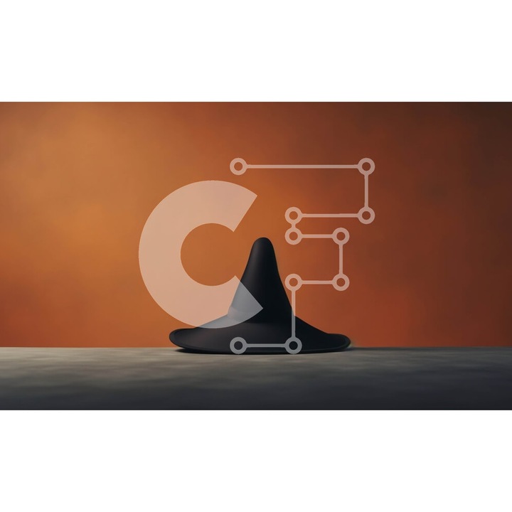 Puzzle din lemn Intrahome - Cap de vrajitor pe masa, 25 piese, 10x10 cm, cutie din lemn wenge