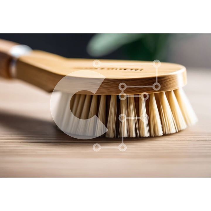 Puzzle din lemn Intrahome, 10x10cm, 25 piese, cutie din lemn wenge, imagine cu borseta pe masa