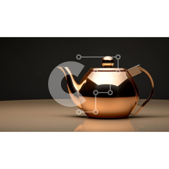 Puzzle Intrahome, 10x10 cm, 25 piese, imagine cu tigaita pe masa, cutie din lemn wenge