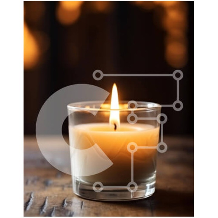 Puzzle din lemn Intrahome - Anamenos keri pe masa veche, 10x10cm, 25 piese, cutie din lemn wenge