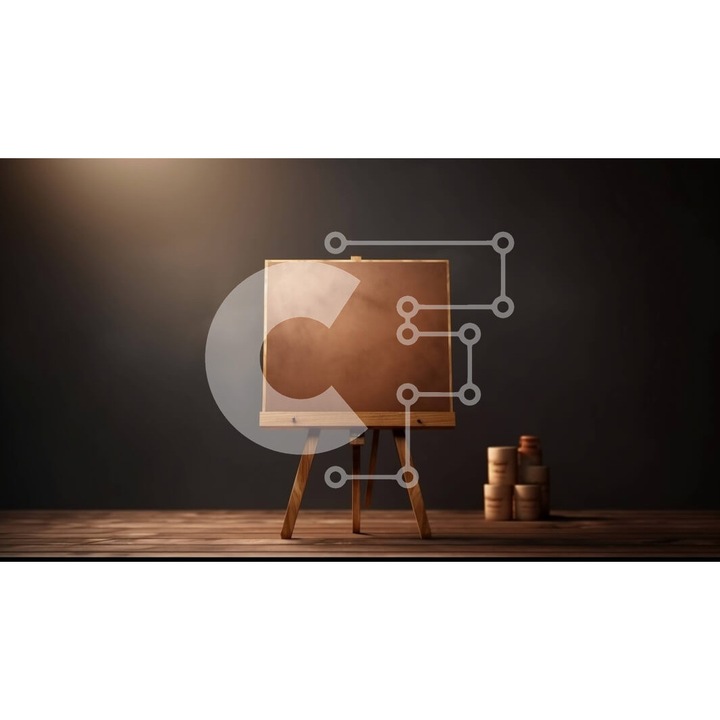 Puzzle din lemn Intrahome, 10x10 cm, 25 piese, design cu cabaleto gol, cutie din lemn wenge