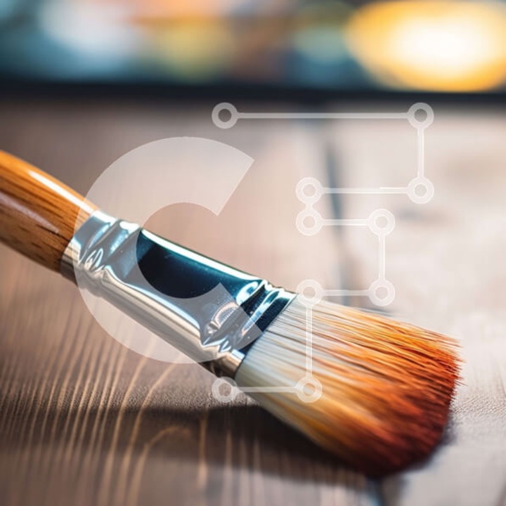 Puzzle din lemn Intrahome, pinelo pe masa veche, 25 piese, 10x10 cm, cutie din lemn wenge