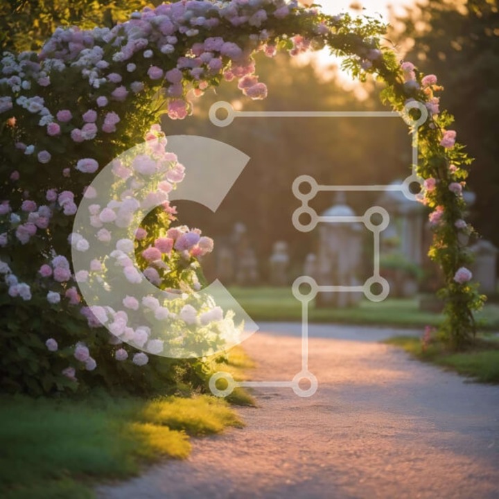 Puzzle din lemn Intrahome, Galenia, 25 piese, roz, 10x10cm, cutie din lemn wenge