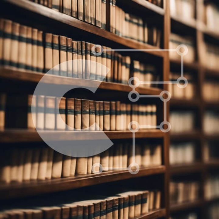 Puzzle din lemn Intrahome, biblioteca vintage, 25 piese, 10x10 cm, cutie din lemn wenge