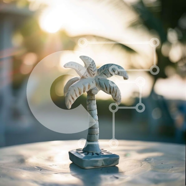 Puzzle din lemn Intrahome, micro eicona phoinika, 10x10cm, 25 piese, cutie din lemn wenge