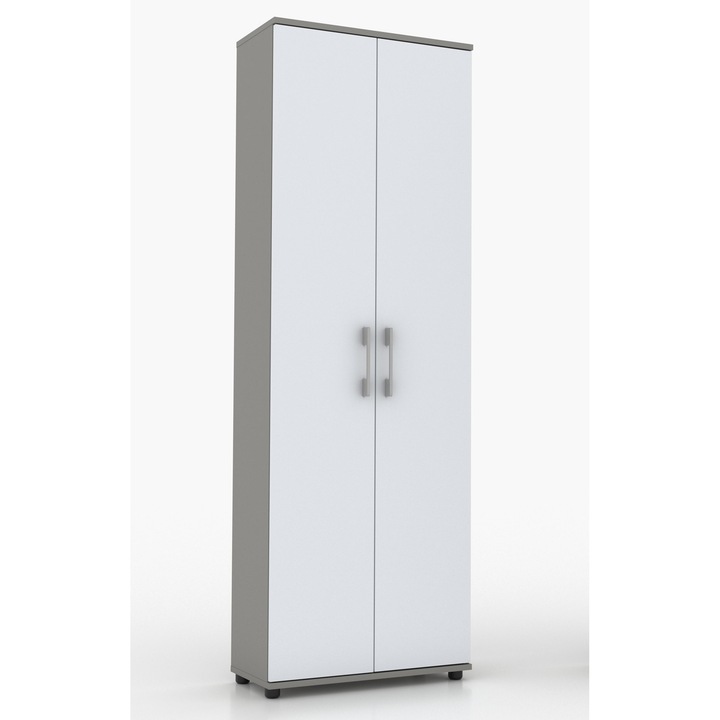 Dulap Gindo, 60x32cm, 5 polite, picioare negre