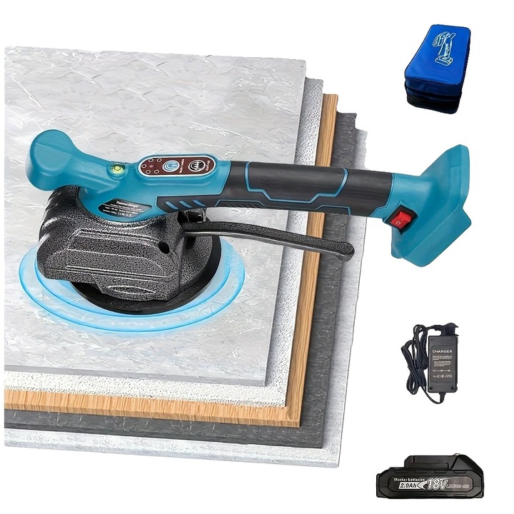 Masina de montat gresie, 1000W, 15000mAh, 12cm, 12x32cm