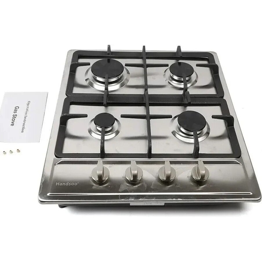 Aragaz cu gaz, 4 arzatoare, 59x51cm, 3kW arzator rapid, 1.75kW arzatoare semi-rapide, protectie automata a flacarii