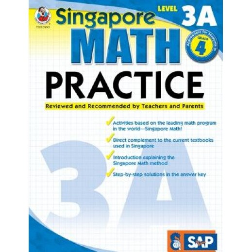 Singapore Math Practice, Level 3A Grade 4,
