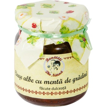 Dulceata de Cirese albe cu menta 250g Bunatati din Natura 100% natural dulceata traditionala Dulceata de Cirese albe cu menta 250g Bunatati din Natura 100% natural dulceata traditionala