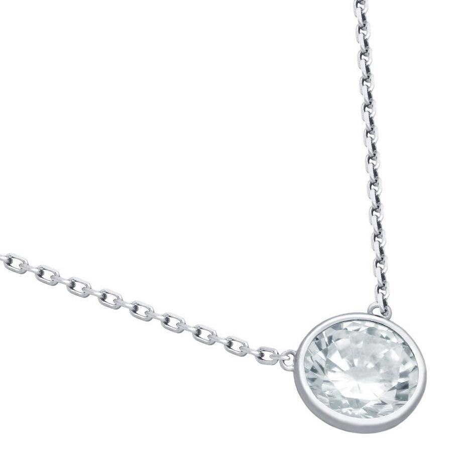 Colier BeSpecial, CSX0166, Argint, Lungime 45 cm, Zirconiu