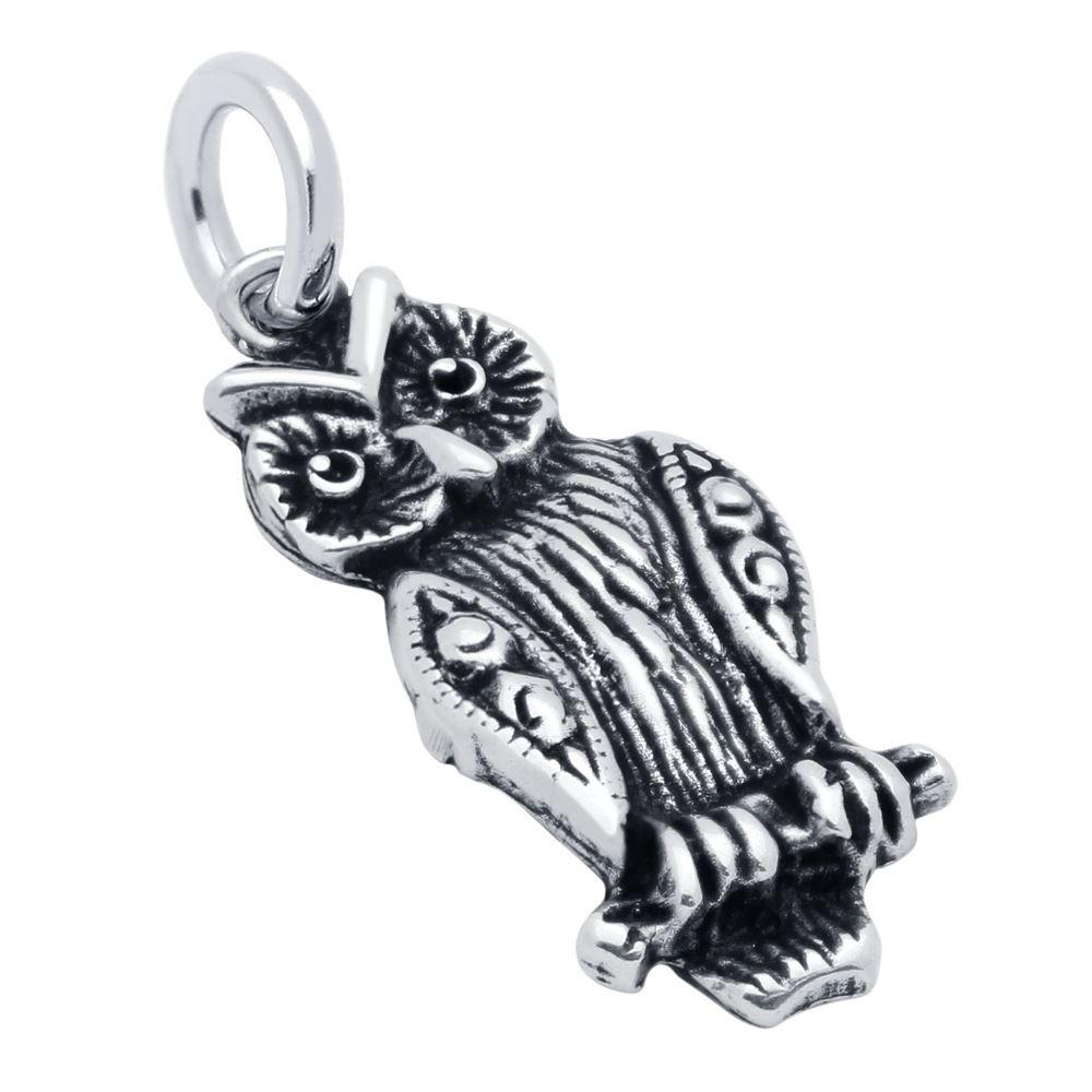 Pandantiv argint 925 in forma de bufnita - BeSpecial