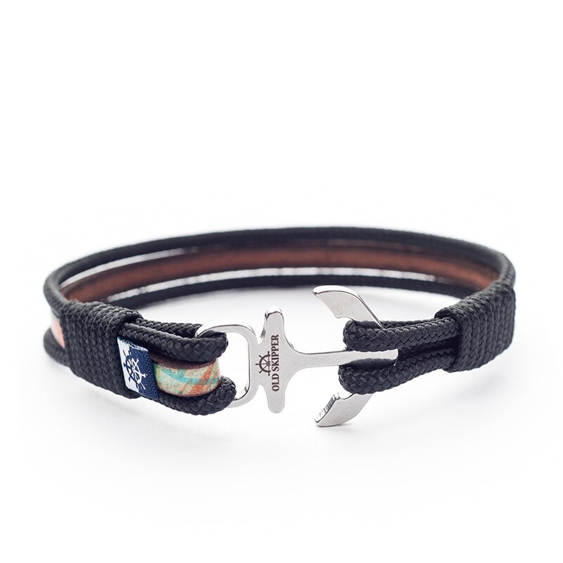 Bratara Old Skipper, din piele naturala, unisex, NYLA